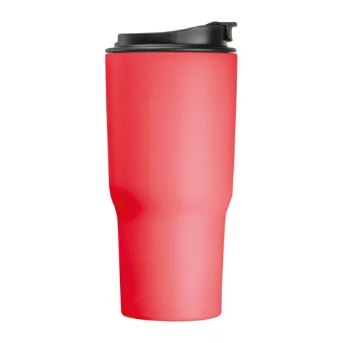 Rozsdamentes acél termoszbögre, 550 ml (ø 8,5 x 19,5 cm, Piros)