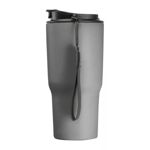 Rozsdamentes acél termoszbögre, 550 ml (ø 8,5 x 19,5 cm, Szürke)