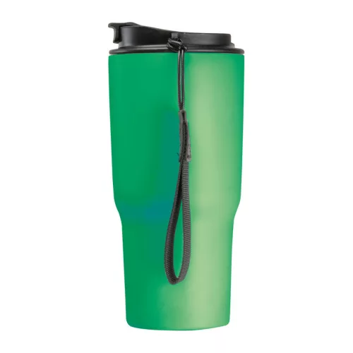 Rozsdamentes acél termoszbögre, 550 ml (ø 8,5 x 19,5 cm, Zöld)