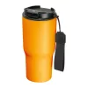 Rozsdamentes acél termoszbögre, 550 ml (ø 8,5 x 19,5 cm, Narancssárga)