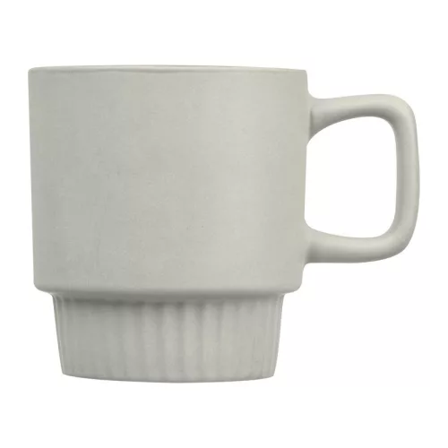 Matt kerámia bögre, 300 ml (ø 8,5 x 9,5 cm, Szürke)