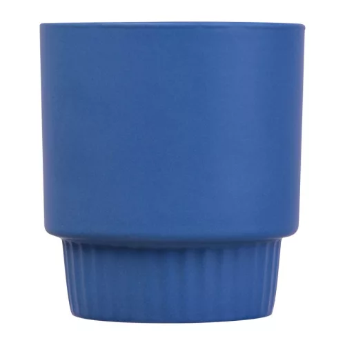 Matt kerámia bögre, 300 ml (ø 8,5 x 9,5 cm, Sötétkék)