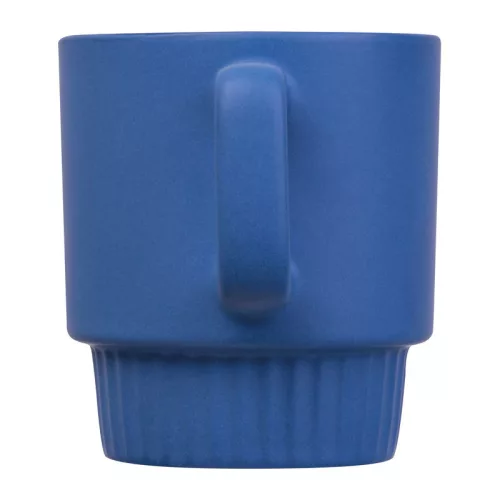 Matt kerámia bögre, 300 ml (ø 8,5 x 9,5 cm, Sötétkék)