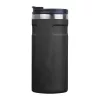 Vákuumszigetelt termoszbögre, 450 ml (ø 7,8 x 18,7 cm, Fekete)
