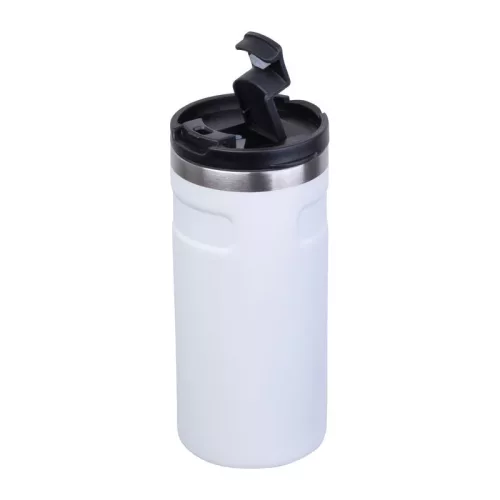 Vákuumszigetelt termoszbögre, 450 ml (ø 7,8 x 18,7 cm, Fehér)