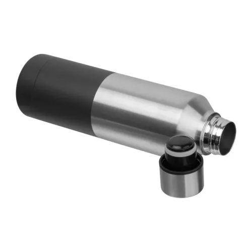 Vákuumszigetelt termosz, 750 ml (ø 7 x 25,2 cm, Fekete)