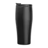 Vákuumszigetelt acél termoszbögre, 500 ml (ø 7,8 x 19 cm, Fekete)