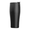 Vákuumszigetelt acél termoszbögre, 500 ml (ø 7,8 x 19 cm, Fekete)