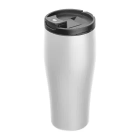   Vákuumszigetelt acél termoszbögre, 500 ml (ø 7,8 x 19 cm, Fehér)