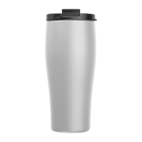 Vákuumszigetelt acél termoszbögre, 500 ml (ø 7,8 x 19 cm, Fehér)