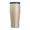 Vákuumszigetelt acél termoszbögre, 500 ml (ø 7,8 x 19 cm, Bézs)
