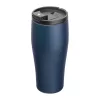 Vákuumszigetelt acél termoszbögre, 500 ml (ø 7,8 x 19 cm, Sötétkék)