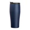 Vákuumszigetelt acél termoszbögre, 500 ml (ø 7,8 x 19 cm, Sötétkék)