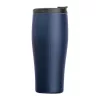 Vákuumszigetelt acél termoszbögre, 500 ml (ø 7,8 x 19 cm, Sötétkék)