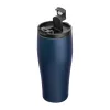 Vákuumszigetelt acél termoszbögre, 500 ml (ø 7,8 x 19 cm, Sötétkék)