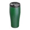 Vákuumszigetelt acél termoszbögre, 500 ml (ø 7,8 x 19 cm, Sötétzöld)