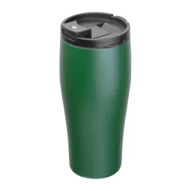   Vákuumszigetelt acél termoszbögre, 500 ml (ø 7,8 x 19 cm, Sötétzöld)