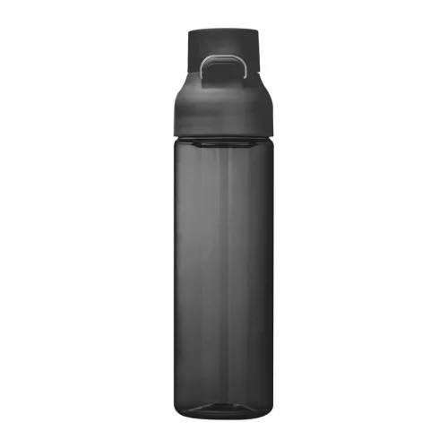 Átlátszó tritán ivópalack, 750 ml (ø 7 x 27,2 cm, Fekete)