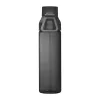 Átlátszó tritán ivópalack, 750 ml (ø 7 x 27,2 cm, Fekete)