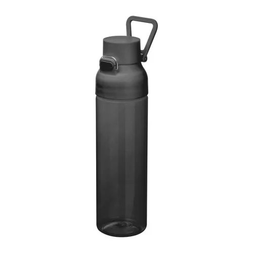 Átlátszó tritán ivópalack, 750 ml (ø 7 x 27,2 cm, Fekete)