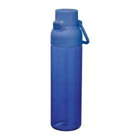   Átlátszó tritán ivópalack, 750 ml (ø 7 x 27,2 cm, Kék)