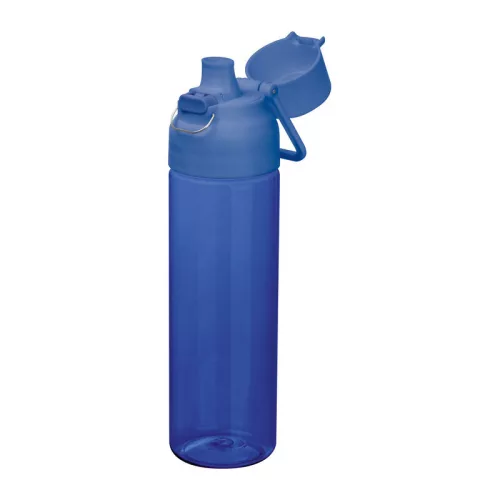 Átlátszó tritán ivópalack, 750 ml (ø 7 x 27,2 cm, Kék)