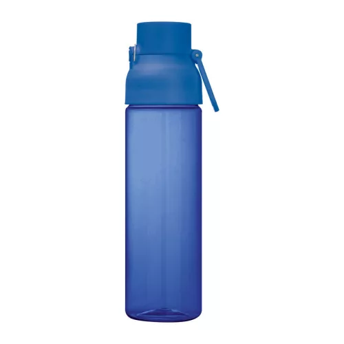 Átlátszó tritán ivópalack, 750 ml (ø 7 x 27,2 cm, Kék)
