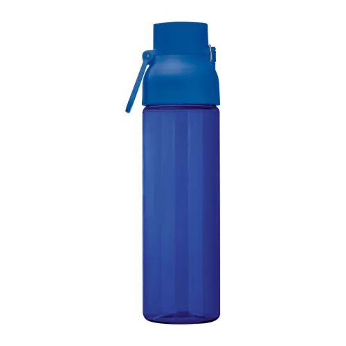 Átlátszó tritán ivópalack, 750 ml (ø 7 x 27,2 cm, Kék)