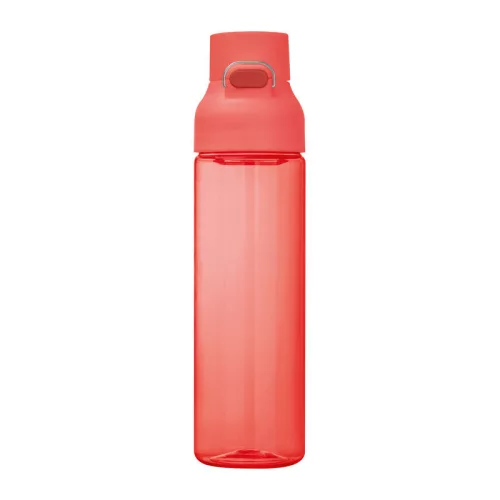 Átlátszó tritán ivópalack, 750 ml (ø 7 x 27,2 cm, Piros)