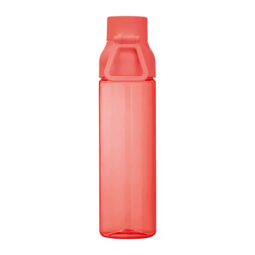 Átlátszó tritán ivópalack, 750 ml (ø 7 x 27,2 cm, Piros)