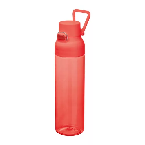 Átlátszó tritán ivópalack, 750 ml (ø 7 x 27,2 cm, Piros)