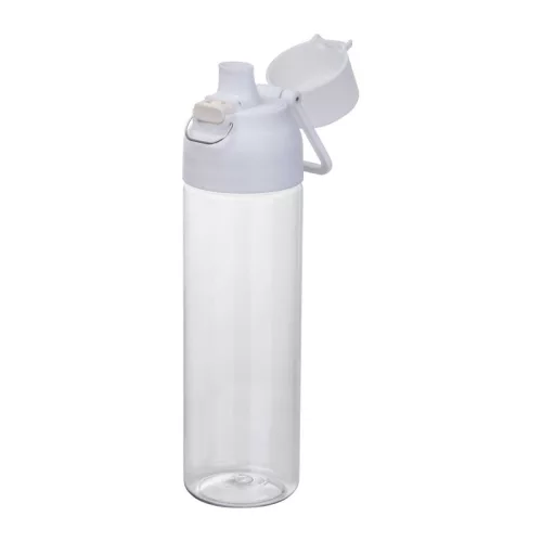 Átlátszó tritán ivópalack, 750 ml (ø 7 x 27,2 cm, Fehér)