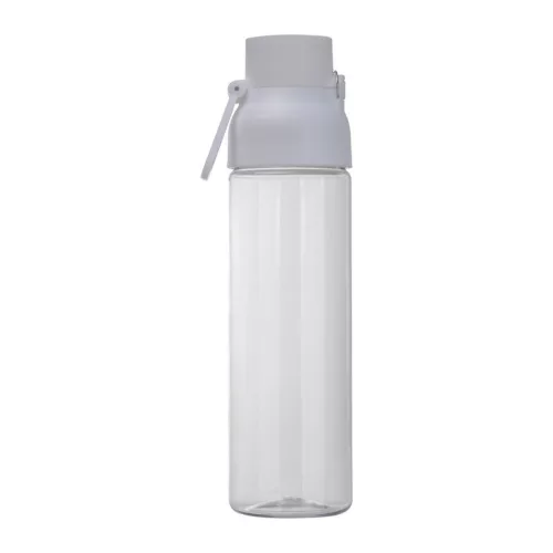 Átlátszó tritán ivópalack, 750 ml (ø 7 x 27,2 cm, Fehér)