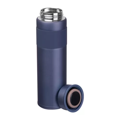Vákuumszigetelt termosz, 600 ml (ø 6,7 x 23,5 cm, Sötétkék)