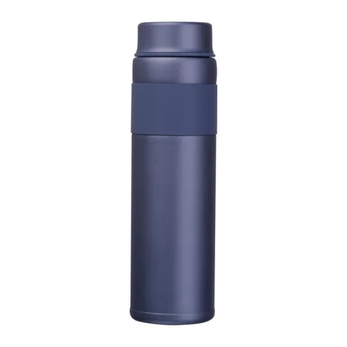 Vákuumszigetelt termosz, 600 ml (ø 6,7 x 23,5 cm, Sötétkék)