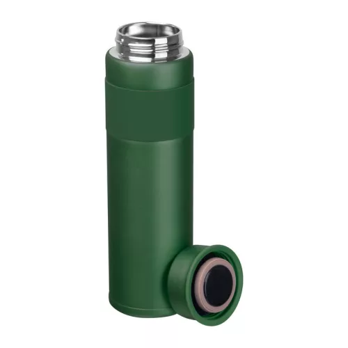 Vákuumszigetelt termosz, 600 ml (ø 6,7 x 23,5 cm, Sötétzöld)