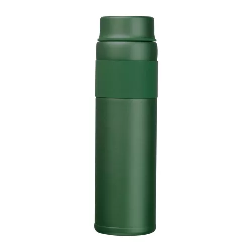 Vákuumszigetelt termosz, 600 ml (ø 6,7 x 23,5 cm, Sötétzöld)
