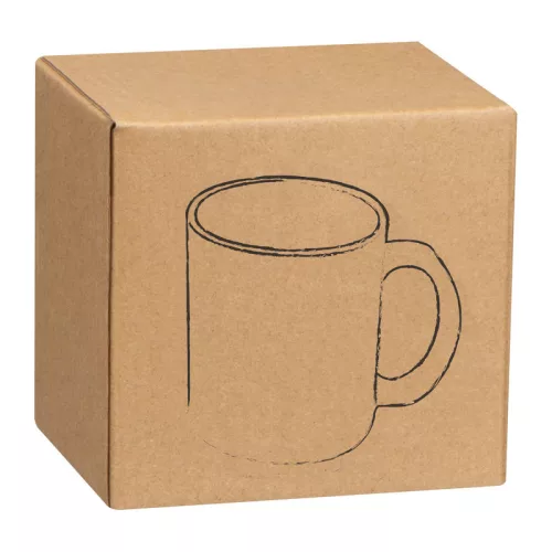 Gumírozott kerámia bögre, 300 ml (ø 8,2 x 9,6 cm, Piros)