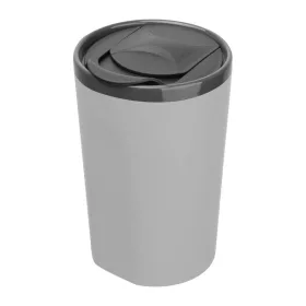   Gumírozott kerámia utazó pohár, 400 ml (ø 8,9 x 13,5 cm, Szürke)