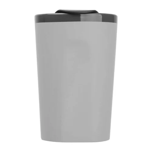 Gumírozott kerámia utazó pohár, 400 ml (ø 8,9 x 13,5 cm, Szürke)