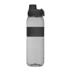 Tritán ivópalack szilikon gyűrűvel, 750 ml (ø 7 x 25 cm, Fekete)
