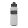 Tritán ivópalack szilikon gyűrűvel, 750 ml (ø 7 x 25 cm, Fekete)