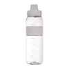 Tritán ivópalack szilikon gyűrűvel, 750 ml (ø 7 x 25 cm, Fehér)