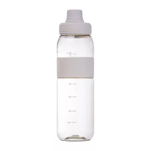 Tritán ivópalack szilikon gyűrűvel, 750 ml (ø 7 x 25 cm, Fehér)