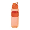 Tritán ivópalack szilikon gyűrűvel, 750 ml (ø 7 x 25 cm, Narancssárga)