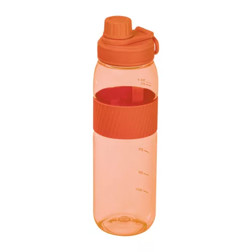 Tritán ivópalack szilikon gyűrűvel, 750 ml (ø 7 x 25 cm, Narancssárga)
