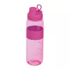 Tritán ivópalack szilikon gyűrűvel, 750 ml (ø 7 x 25 cm, Rózsaszín)
