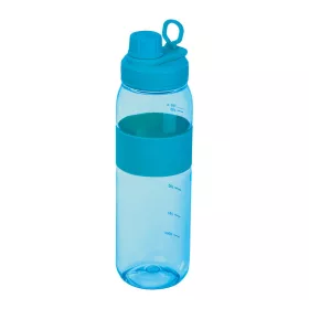   Tritán ivópalack szilikon gyűrűvel, 750 ml (ø 7 x 25 cm, Világos Kék)