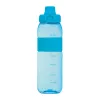 Tritán ivópalack szilikon gyűrűvel, 750 ml (ø 7 x 25 cm, Világos Kék)