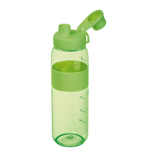Tritán ivópalack szilikon gyűrűvel, 750 ml (ø 7 x 25 cm, Világos Zöld)